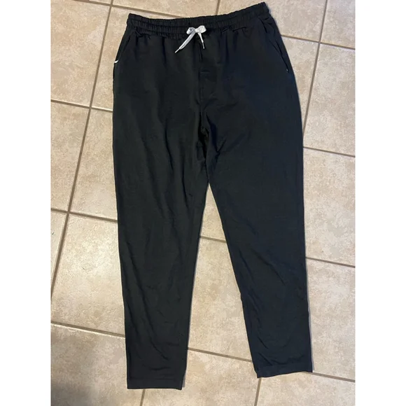 Men's Vuori Charcoal Gray Ponto Performance Pants Size XL - Picture 4 of 7